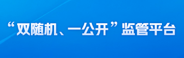 雙隨機一公開監(jiān)管平臺